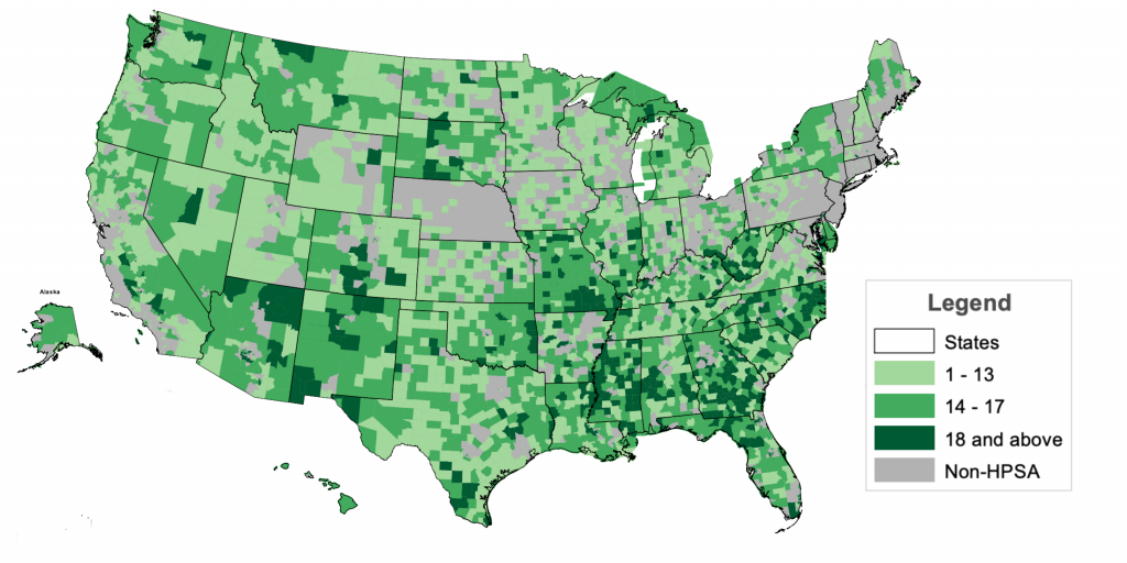 Shortage Map Adaptive Medical Partners